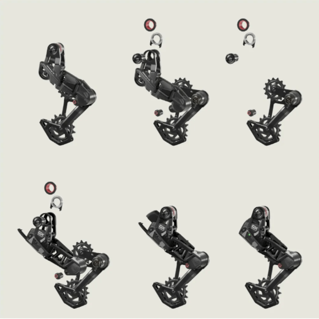 KIT UPGRADE SRAM CAMBIO TRASEIRO EAGLE 70 E 90 GX T-TYPE A2
