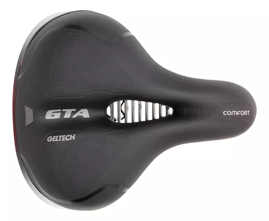 BANCO BIKE SELIM BICICLETA GTA COMFORT GEL TECH REFLETOR