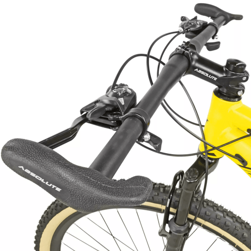 BAR END CHIFRE BIKE ABSOLUTE ERGONOMIC 126MM PRETO CONFORTO