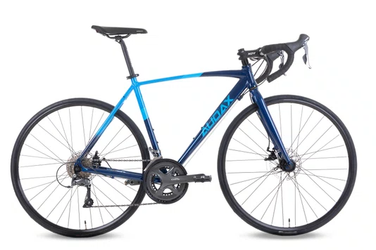 BICICLETA AUDAX VENTUS 1000 FREIO DISCO SHIMANO CLARIS 2X8V