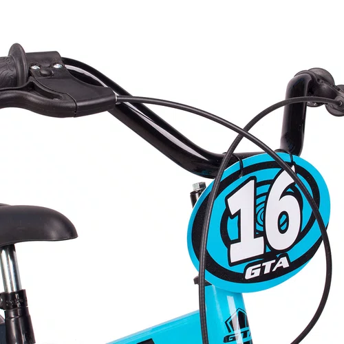 BICICLETA INFANTIL ARO 16 GTA BLUE EAGLE COM RODINHA