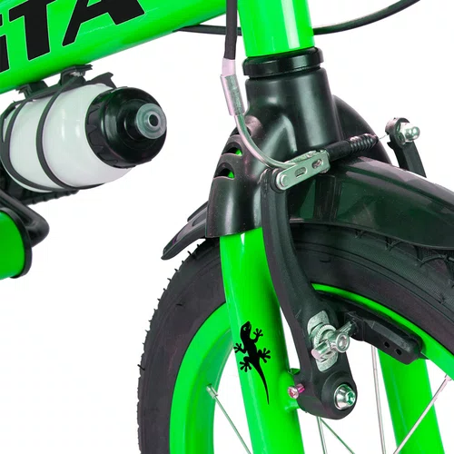 BICICLETA INFANTIL ARO 16 GTA GREEN LIZARD COM RODINHA