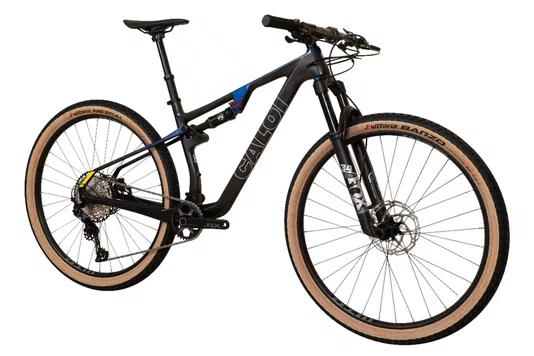 BICICLETA MTB CALOI CARBON FS TEAM SLX