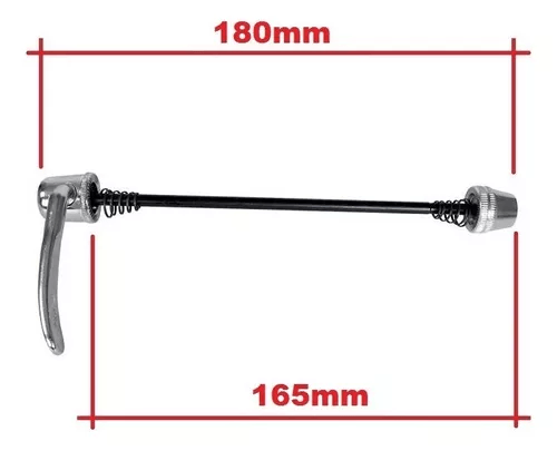 BLOCAGEM CUBO TRASEIRO BIKE MTB SPEED M5 X 180MM CROMADO