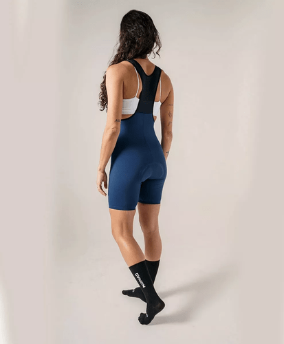 BRETELLE CICLISMO FEMININO NOMAD CORE AZUL MARINHO