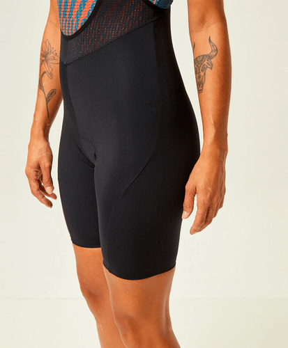 BRETELLE CICLISMO FEMININO NOMAD CORE PRETO