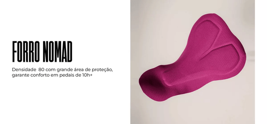 BRETELLE CICLISMO FEMININO NOMAD RACING APEX MARROM