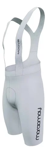 BRETELLE CICLISMO MASCULINO MARCIO MAY MOOVE UP BRANCO