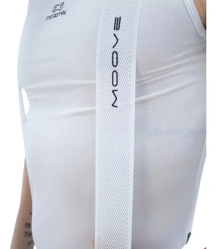 BRETELLE CICLISMO MASCULINO MARCIO MAY MOOVE UP BRANCO