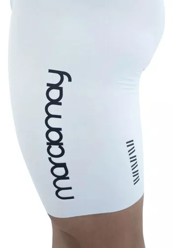 BRETELLE CICLISMO MASCULINO MARCIO MAY MOOVE UP BRANCO