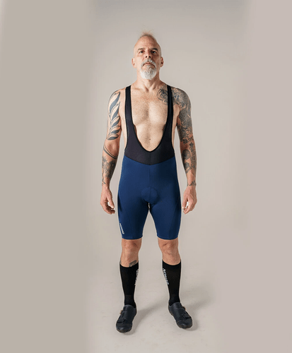 BRETELLE CICLISMO MASCULINO NOMAD CORE AZUL MARINHO