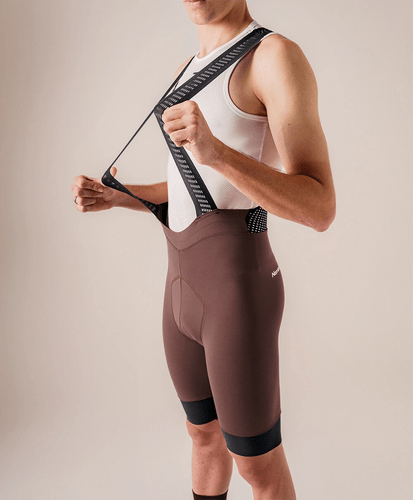 BRETELLE CICLISMO MASCULINO NOMAD RACING APEX MARROM