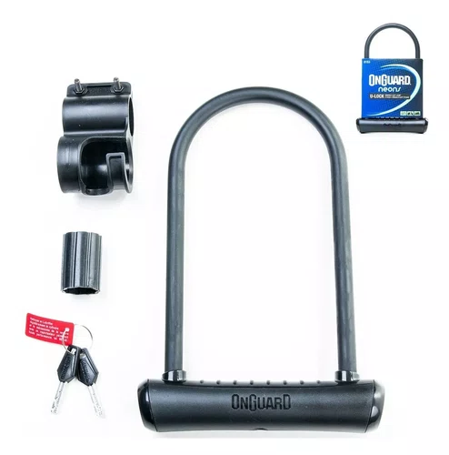 CADEADO U LOCK ONGUARD NEON 8153 BIKE ALTA SEGURANÇA