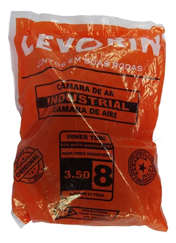 CAMARA DE AR LEVORIN 3.50-8 VALVULA SCHRADER