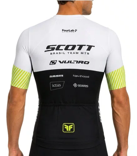 CAMISA CICLISMO FREE FORCE AERO EQUIPE SCOTT MASCULINA