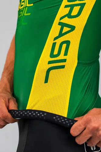 CAMISA CICLISMO MASCULINA AERO BRASIL EXCLUSIVA COPA MUNDO