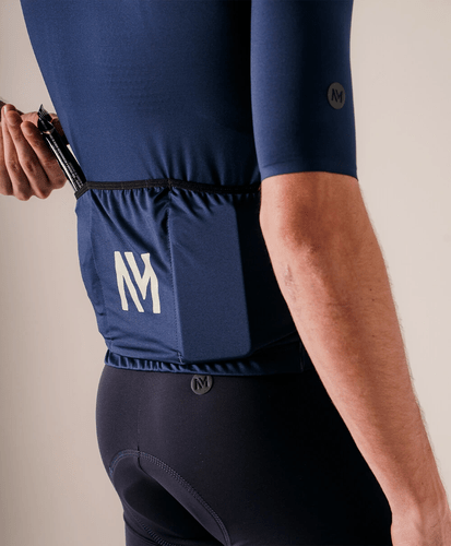 CAMISA DE CICLISMO NOMAD RACING APEX AZUL MASCULINA