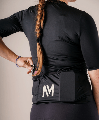 CAMISA DE CICLISMO NOMAD RACING APEX PRETO FEMININO