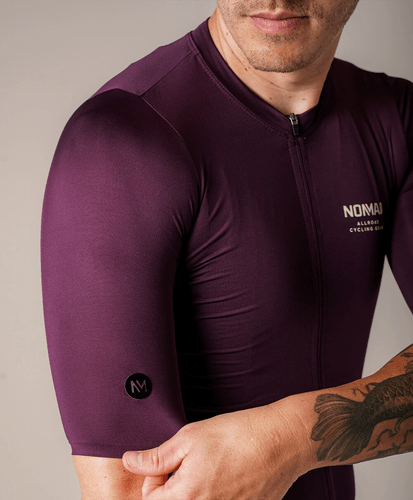CAMISA DE CICLISMO NOMAD RACING APEX ROXO MASCULINO