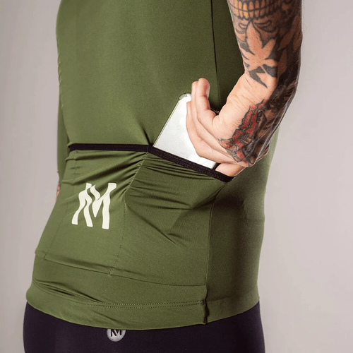 CAMISA DE CICLISMO NOMAD RACING APEX VERDE MASCULINA