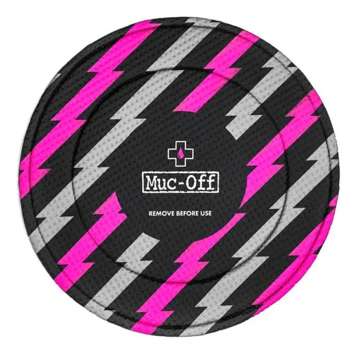 CAPA PROTETORA PARA DISCO DE FREIO MUC-OFF PRETO/ROSA