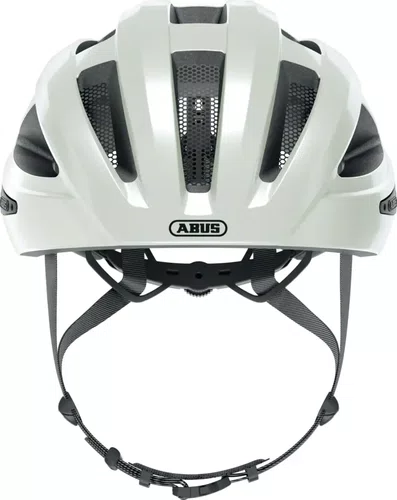 CAPACETE DE CICLISMO ABUS MACATOR MTB SPEED BRANCO PEROLA