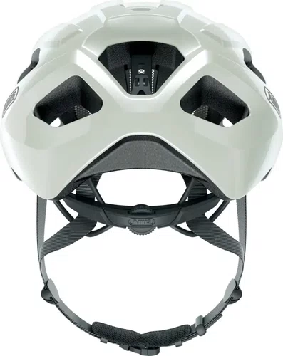 CAPACETE DE CICLISMO ABUS MACATOR MTB SPEED BRANCO PEROLA
