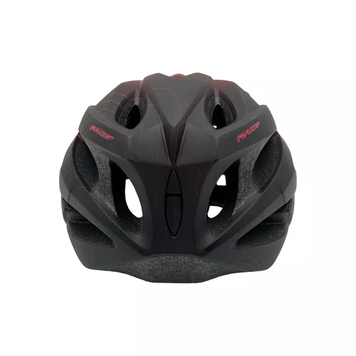 CAPACETE DE CICLISMO RAD7 VERMELHO E PRETO COM LED