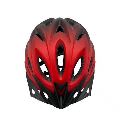 CAPACETE DE CICLISMO RAD7 VERMELHO E PRETO COM LED