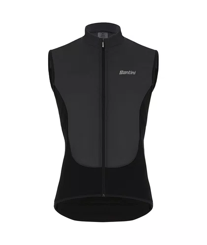 COLETE UNISSEX GRAVEL TRAIL PRETO SANTINI REFLETIVO