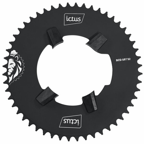 COROA ICTUS SINGLE AERO BCD 107 PARA RIVAL 52T