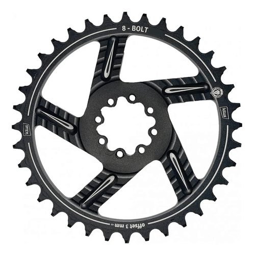 COROA ICTUS SRAM DIRECT 8 BOLT PARAFUSOS OFFSET 0MM 34