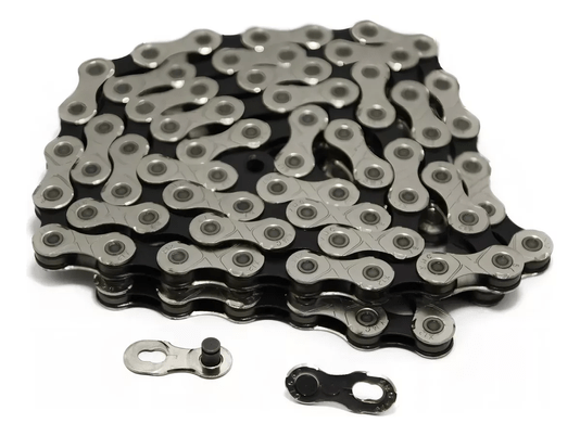 CORRENTE KMC X10 116 ELOS PRATA/PRETO