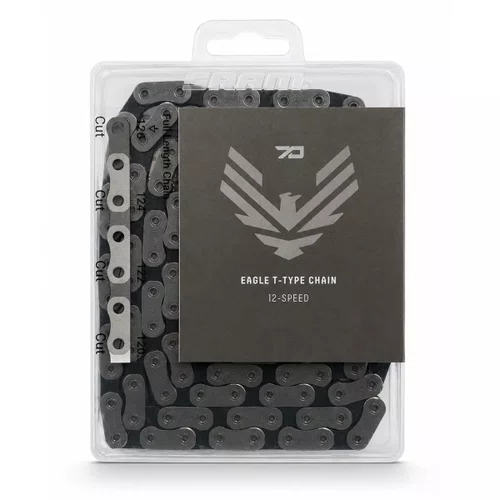 CORRENTE SRAM 70 T-TYPE EAGLE SOLIDPIN 126 ELOS 12V PRATA