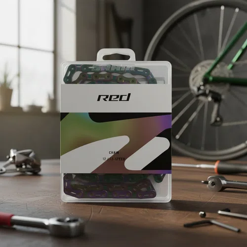 CORRENTE SRAM RED FLATTOP E1 126 LINKS 12/13 VEL. RAINBOW