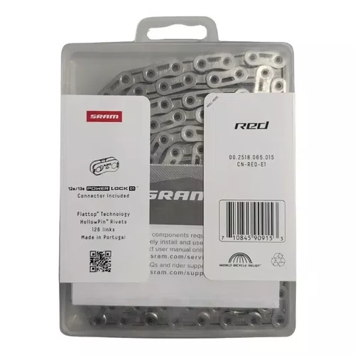 CORRENTE SRAM RED FLATTOP E1 126 LINKS 12 VELOCIDIADE AXS