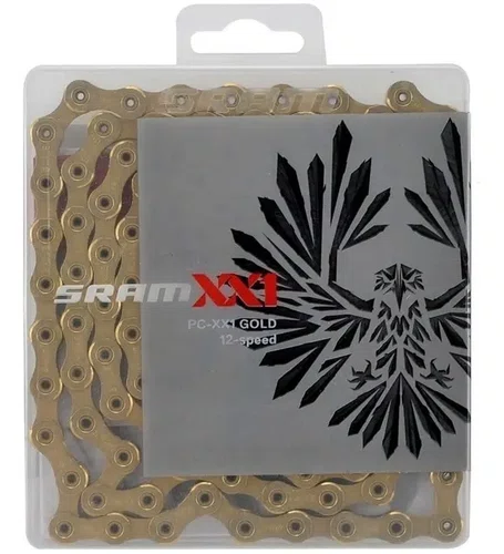CORRENTE SRAM XX1 EAGLE 12 SPEED GOLD / DOURADA 126 LINKS