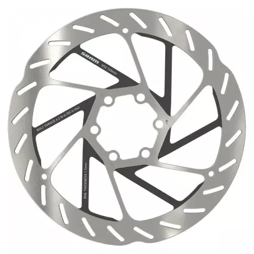 DISCO DE FREIO SRAM HS2 180MM 6 PARAFUSOS 2.0MM A1