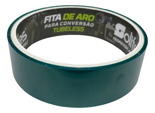 FITA DE VEDAÇÃO CONVERSÃO TUBELESS SOLIFES 19MM X 6 METROS
