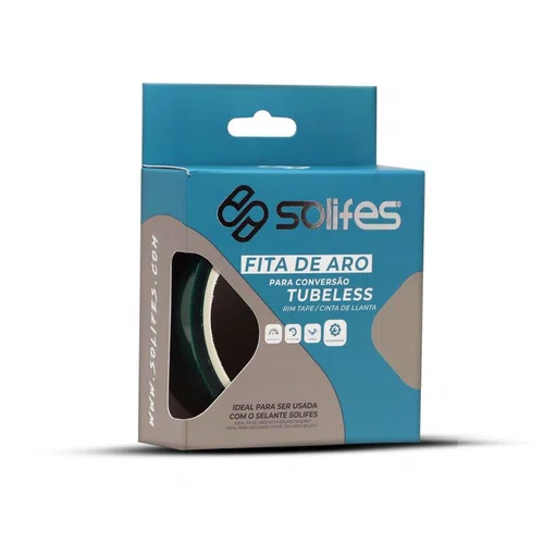 FITA DE VEDAÇÃO CONVERSÃO TUBELESS SOLIFES 23MM X 6 METROS