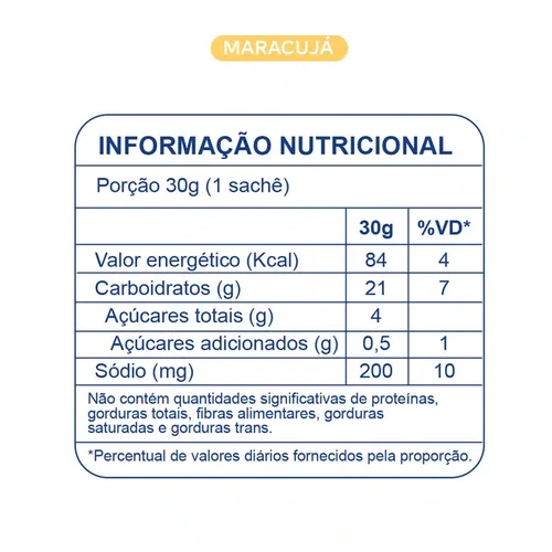 GEL CARBS DOBRO SEM CAFEÍNA 30G SABOR MARACUJÁ