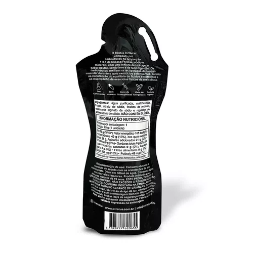 GEL NUTRICIONAL XTRATUS H2GEL 75G CARBOIDRATO NEUTRO