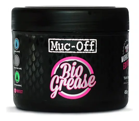 GRAXA BIODEGRADÁVEL MUC-OFF BIO GREASE 450G PARA BICICLETAS