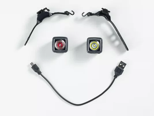 JOGO DE LANTERNAS DE BICICLETA URBANA BONTRAGER ION 100 R/FL