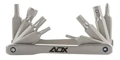 KIT FERRAMENTAS CANIVETE ADX 8 FUNCOES MULTIFUNCIONAL BIKE