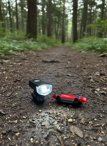 KIT LANTERNA E SINALIZADOR ULTRAFORTE BICYCLE LIGHT R98