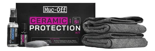 KIT PREMIUM PARA PROTEÇÃO DE BICICLETA MUC-OFF CERAMIC 15ML
