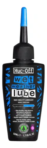 LUBRIFICANTE CORRENTE BIKE MUC-OFF WET LUBE ÓLEO 50ML