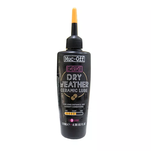 LUBRIFICANTE MUC OFF DRY WEATHER CERAMIC SECO 120ML E-BIKE