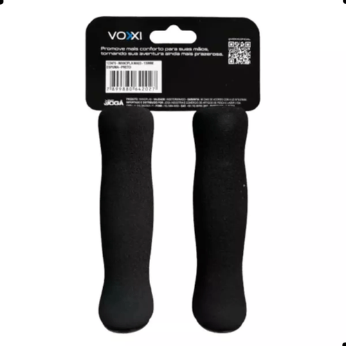 MANOPLA DE BICICLETA VOXXI ESPUMA 130MM PRETO